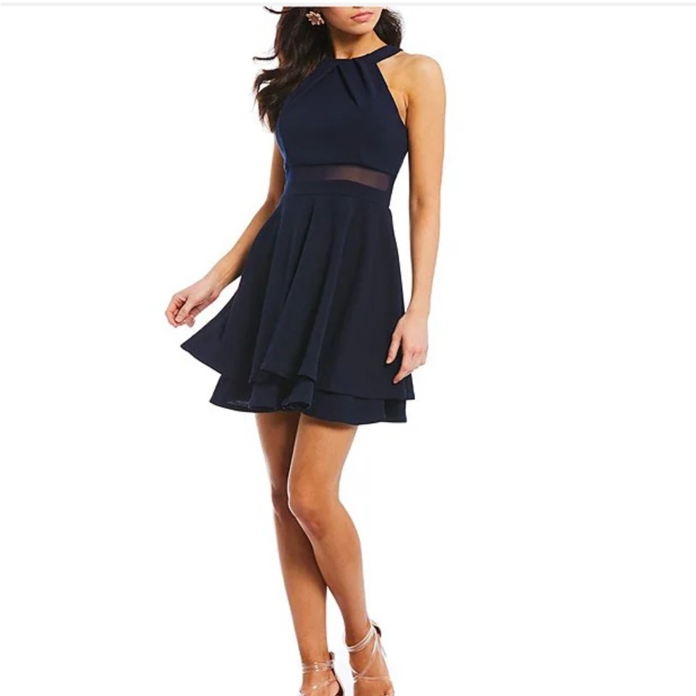 Honey and Rosie dress, navy